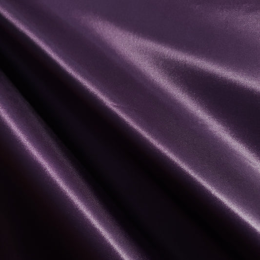 HEAVY 8oz GLOSSY SATIN PURPLE PLUM