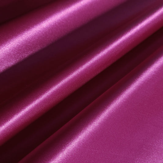HEAVY 8oz GLOSSY SATIN PINK FUCHSIA