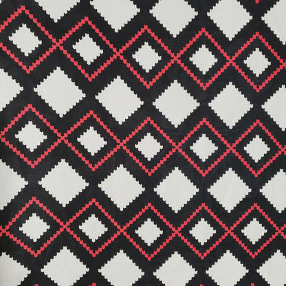 Retro Diamond Chiffon
