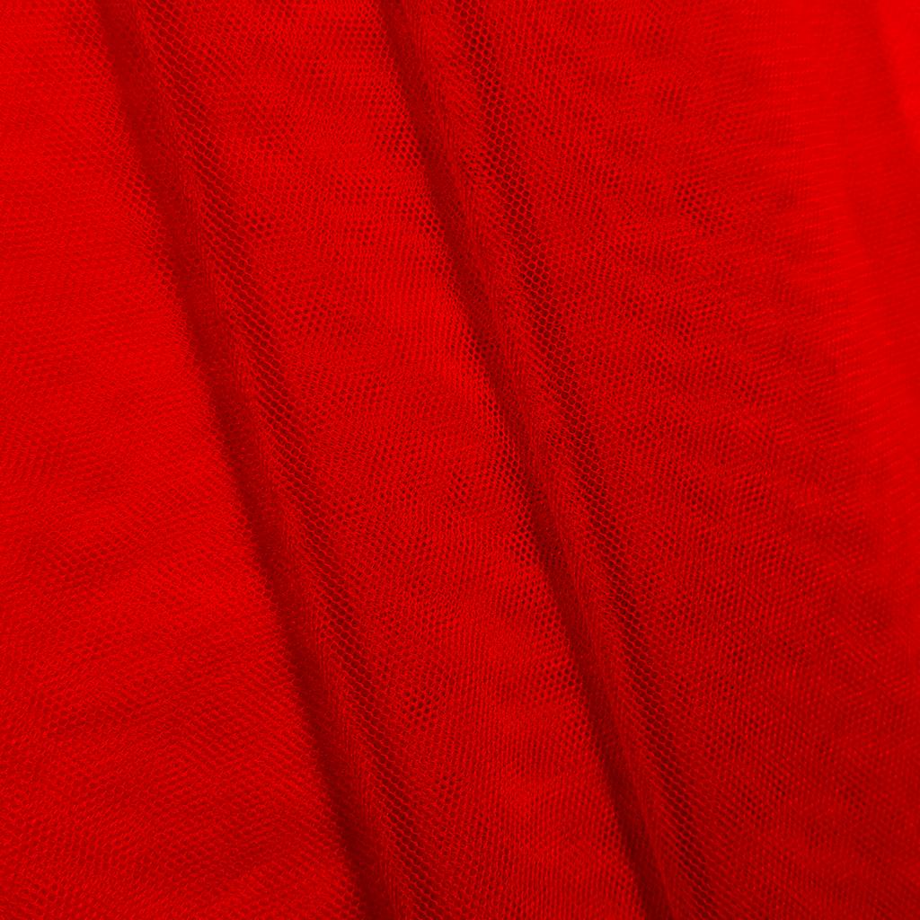 RED ENGLISH NET - NYLON - - SOFT & FINE MESH!