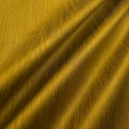 ELECTRUM BRASS GOLD TAJ DUPIONI FAUX SILK FABRIC
