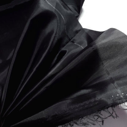 BLACK POLYESTER LINING LIGHT WEIGHT JACKET HAT LINING
