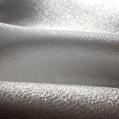 SILVER WHITE CRYSTAL SHIMMER LAME FABRIC