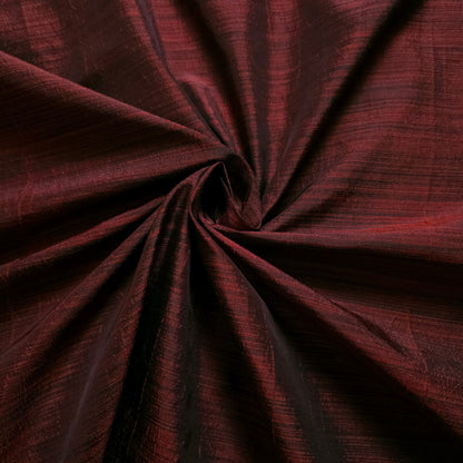 GOTHIC RUSTIC THIN STRIPE TAFFETA FABRIC BLACK RED