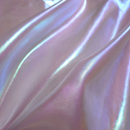 PNK PEARLESCENT PINK BUBBLE SURFACE METALLIC LAME