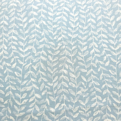 OCEAN BLUE LEAF GARLAND VINYL FABRIC