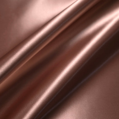 HEAVY STRUCTURE SATIN MOCHA BLUSH BROWN