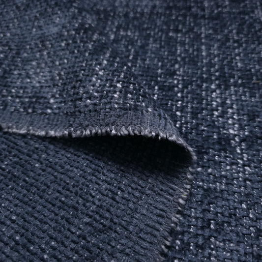 RUSTIC BLUE BOUCLE UPHOLSTERY FABRIC