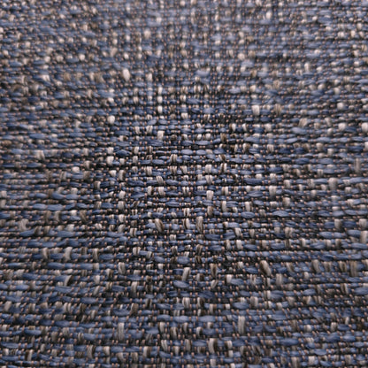 CHARCOAL BLUE BOUCLE UPHOLSTERY