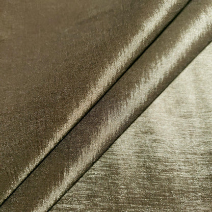 GOLD TAUPE STRETCH TAFFETA