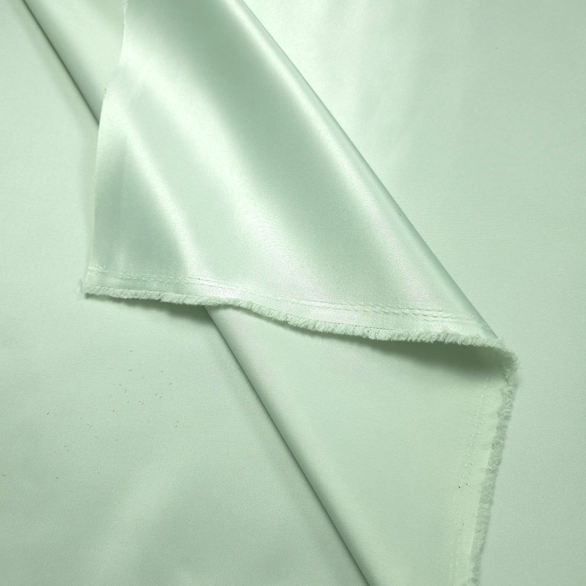 PISTACHIO MINT GREEN PEAU DE SOIE PORCELAIN DULL SATIN FABRIC