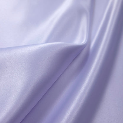 PASTEL PORCELAIN PURPLE PEAU DE SOIE DULL SATIN FABRIC
