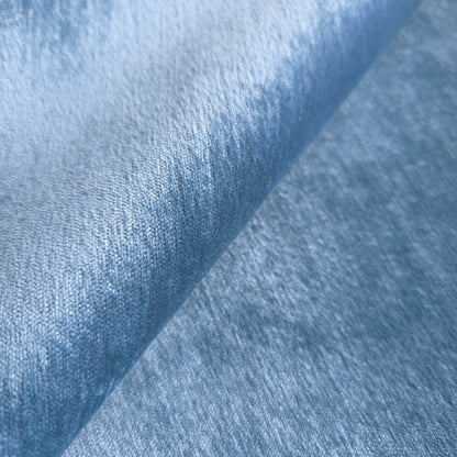 COPEN BLUE MARBLED UPHOLSTERY VELVET FABRIC