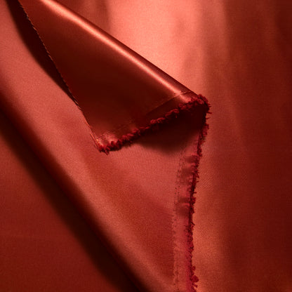 CINNAMON COPPER 8OZ HEAVY STRUCTURE SATIN FABRIC