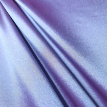 FAUX SILK LUXURY TAFFETA LILAC BLUE