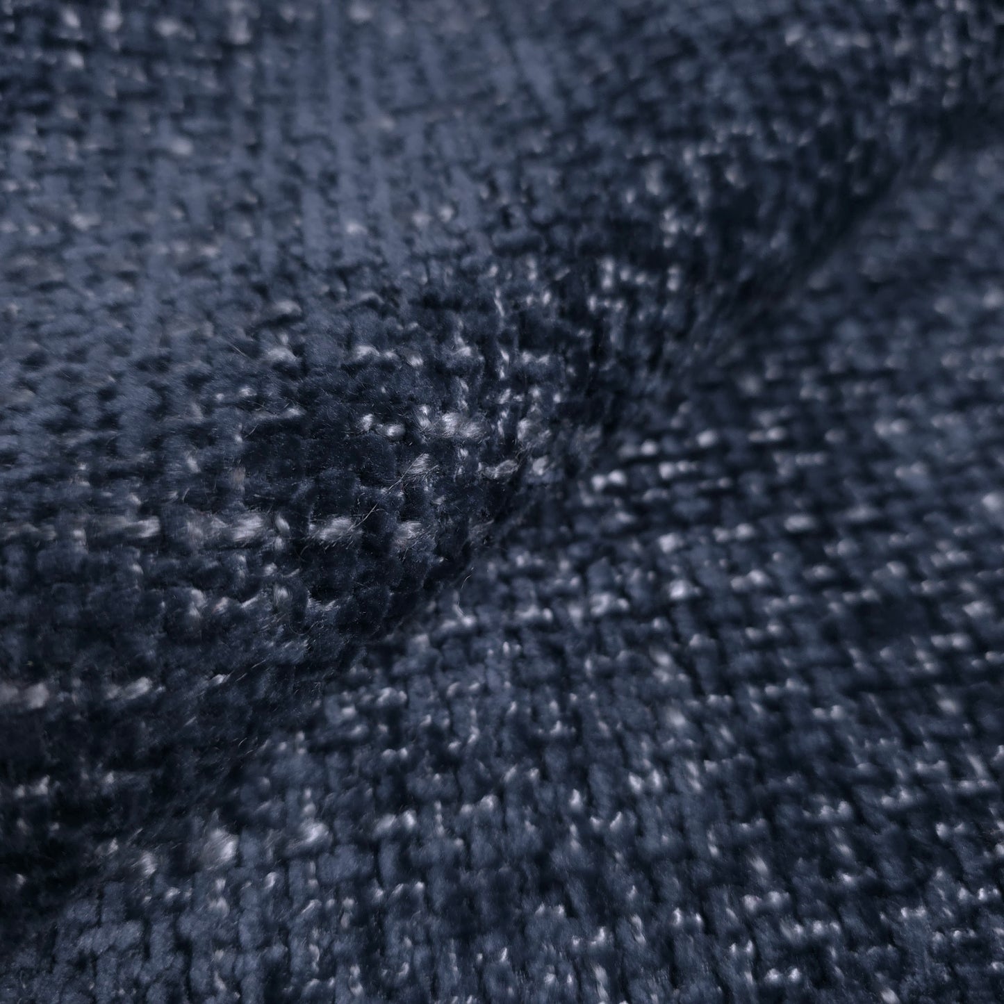 RUSTIC BLUE BOUCLE UPHOLSTERY FABRIC