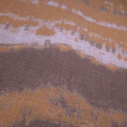 SANDSTONE STRIPE FAUX LINEN DRAPERY FABRIC