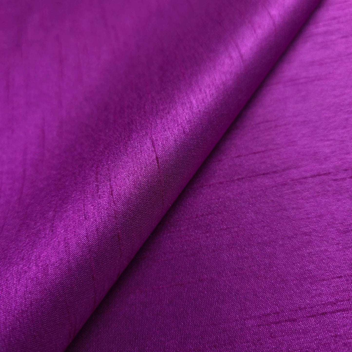 Premium Faux Silk Dupioni Fabric Regal Magenta Purple 58" by /Yard Poly Shantung