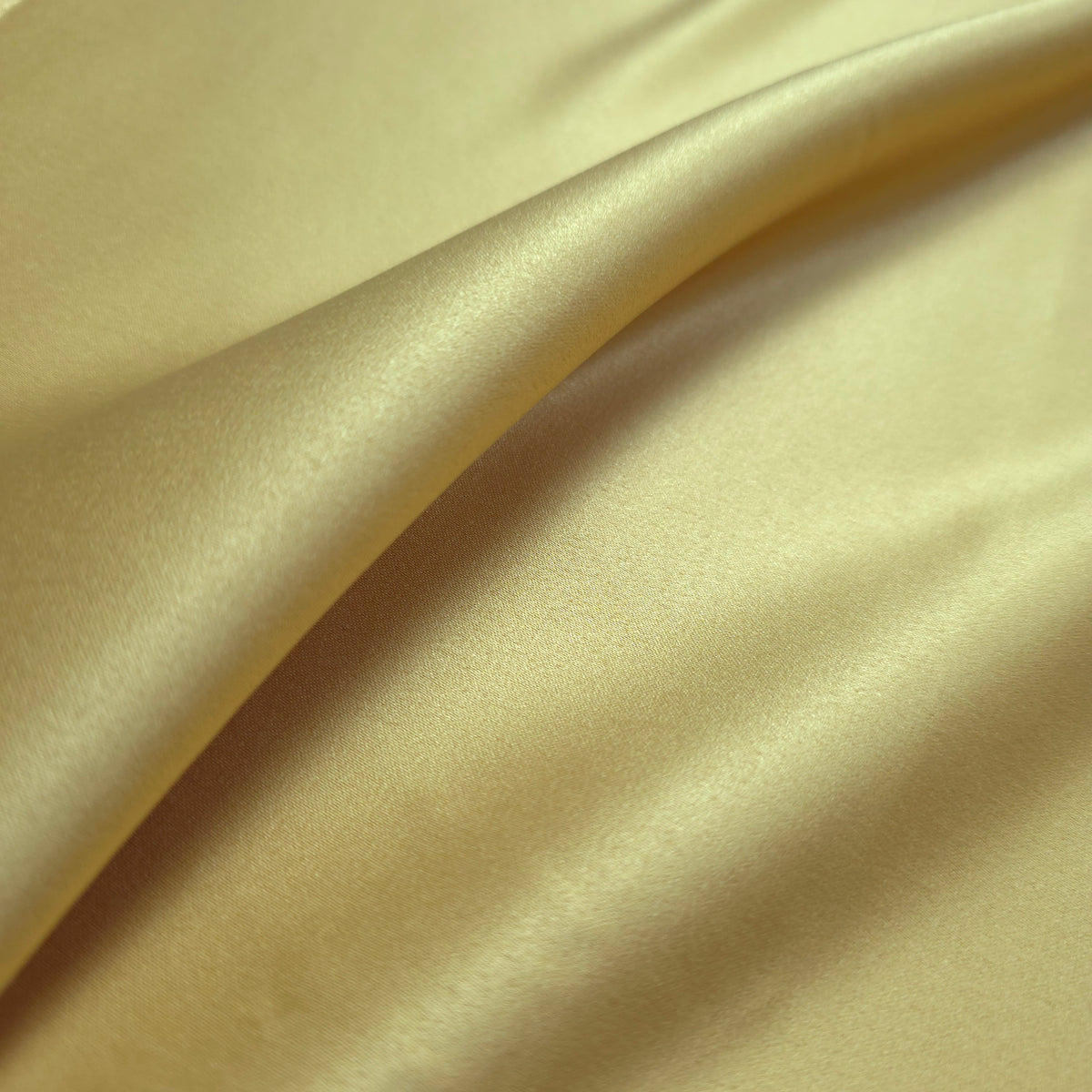 PALE GOLD PEAU DE SOIE PORCELAIN DULL SATIN FABRIC