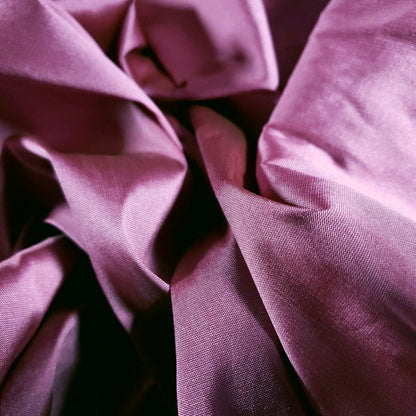 FAUX SILK LUXURY TAFFETA MAUVE ROSE