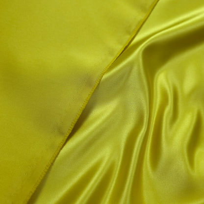 TRUE CHARTREUSE PEAU DE SOIE PORCELAIN DULL SATIN FABRIC