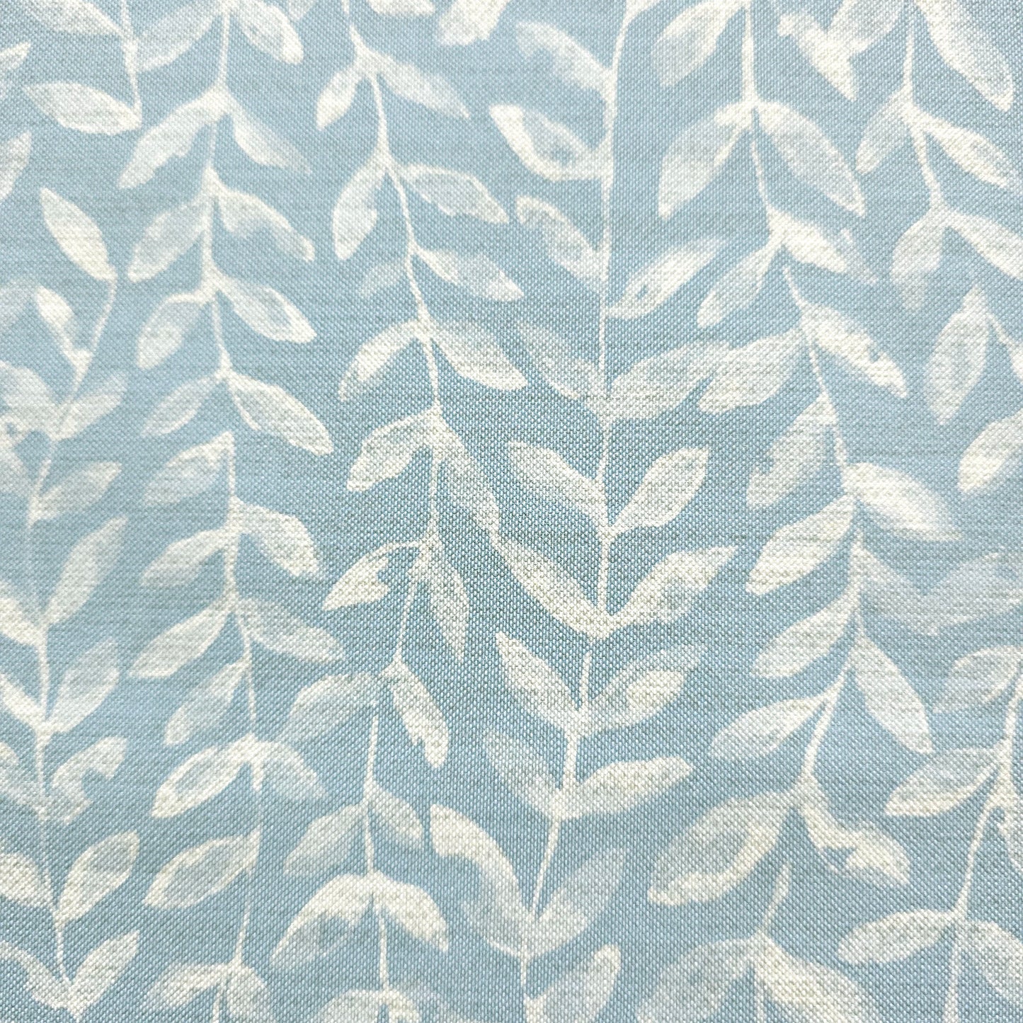 OCEAN BLUE LEAF GARLAND VINYL FABRIC