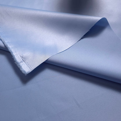 SKY BLUE DULL SATIN FABRIC