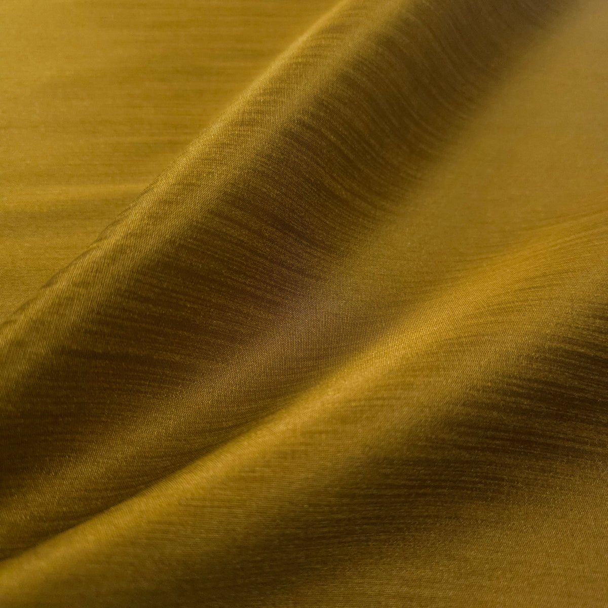 ELECTRUM BRASS GOLD TAJ DUPIONI FAUX SILK FABRIC