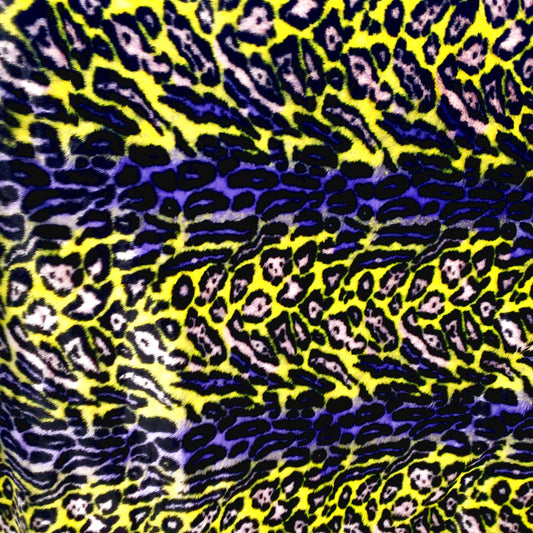 ACID LEOPARD FUN FUR PURPLE CHARTREUSE
