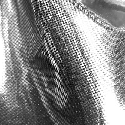 SILVER METALLIC TISSUE LAME