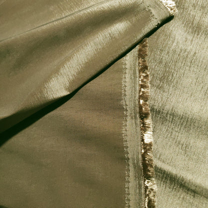 GOLD TAUPE STRETCH TAFFETA