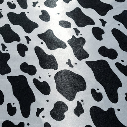 COW SPOT PRINT SATIN CHARMEUSE