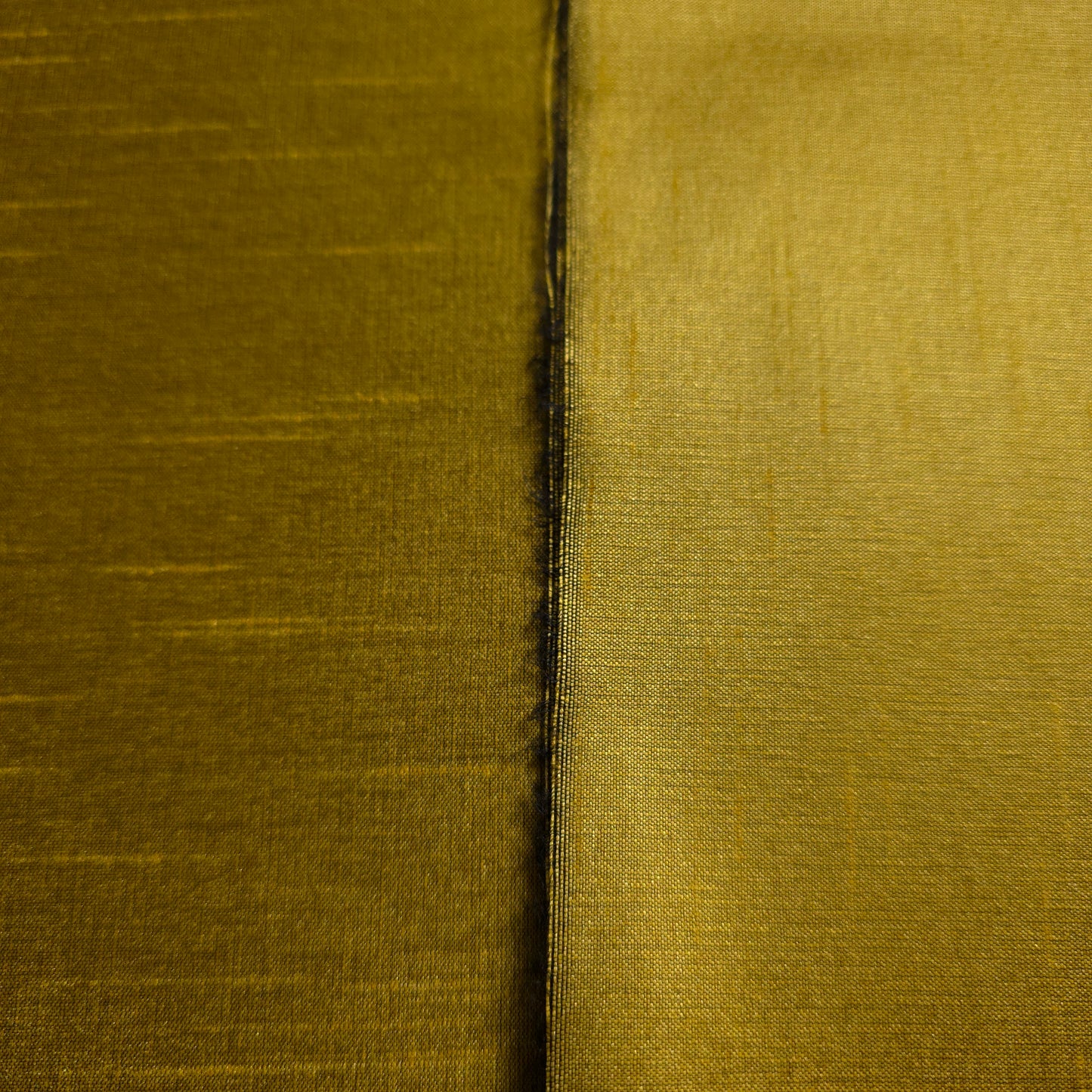 YELLO CHARTREUSE POLY DUPIONI FABRIC SHOT WITH BLACK