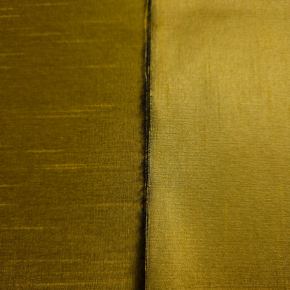 YELLO CHARTREUSE POLY DUPIONI FABRIC SHOT WITH BLACK
