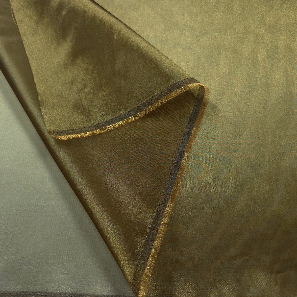 SHADOW BRASS GOLD TWO-TONE CRYSTAL ORGANZA FABRIC
