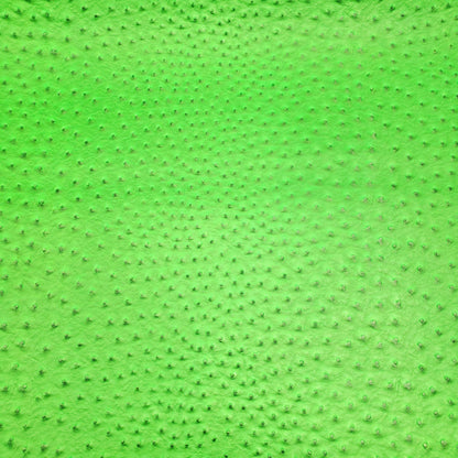 NEON HIGHLIGHTER GREEN OSTRICH VINYL