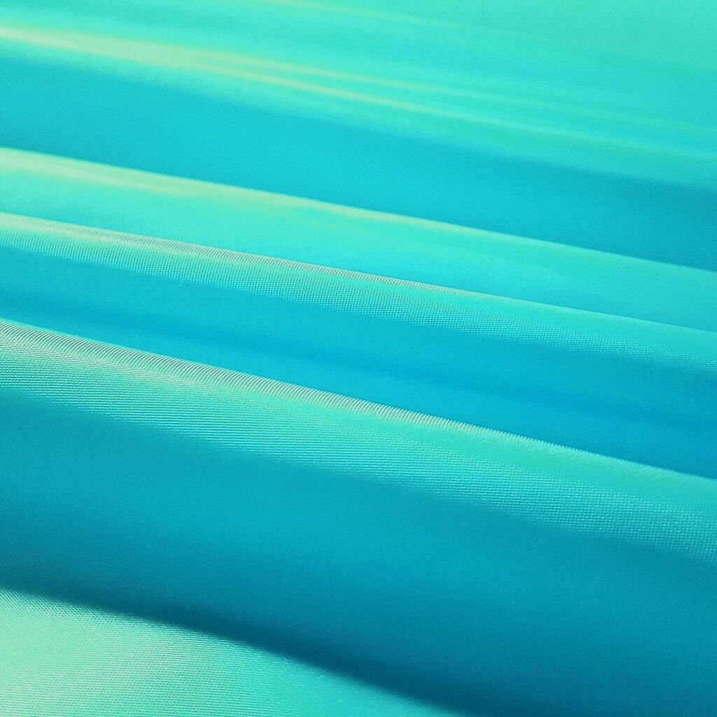 TURQUOISE BLUE POLYESTER LINING , WIDE,