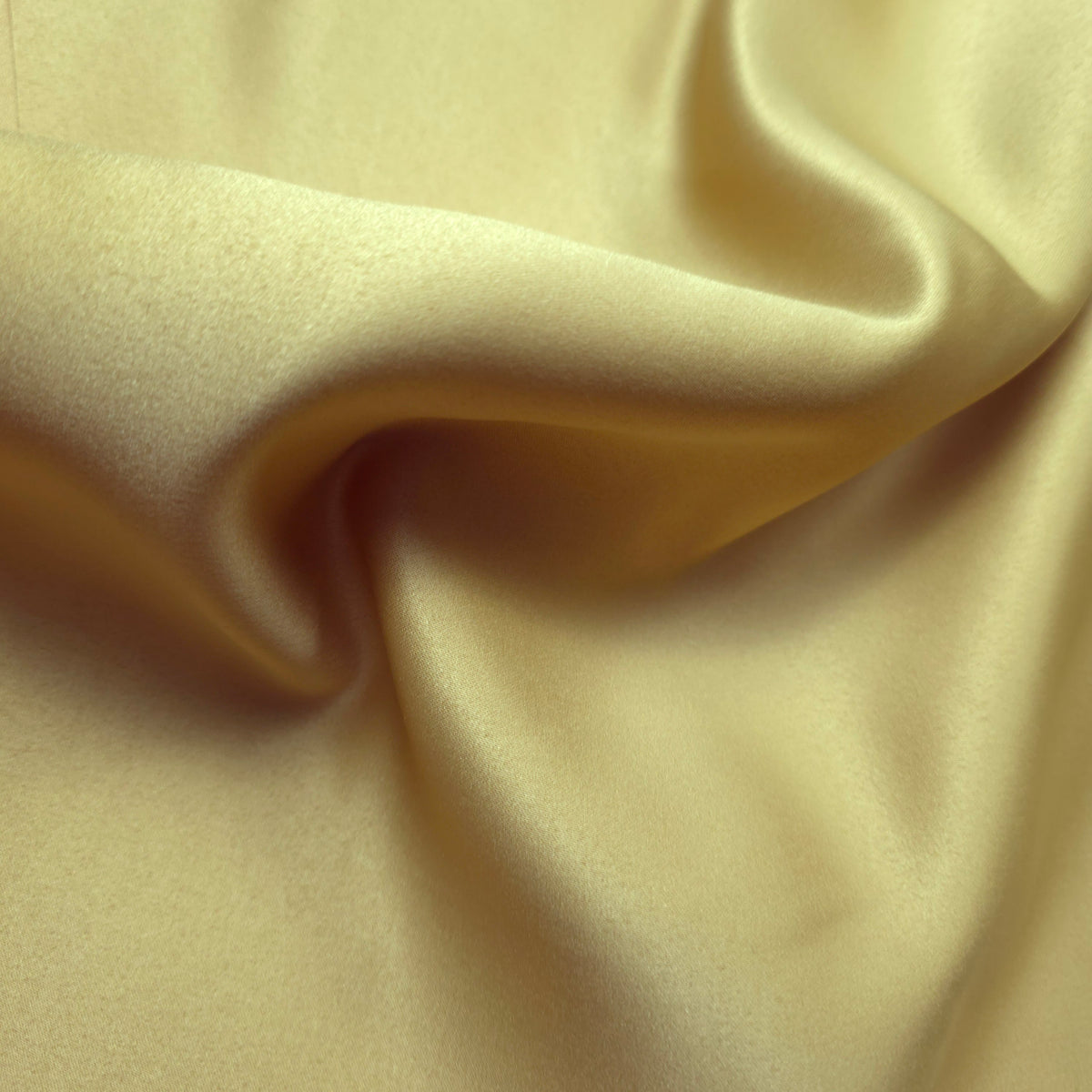PALE GOLD PEAU DE SOIE PORCELAIN DULL SATIN FABRIC