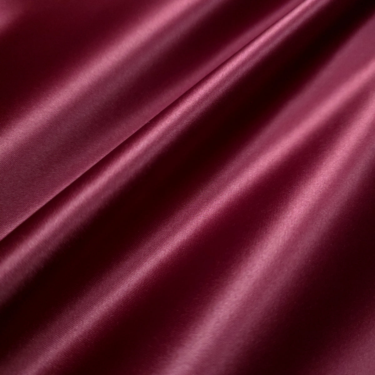 BURGUNDY WINE PEAU DE SOIE PORCELAIN DULL SATIN FABRIC
