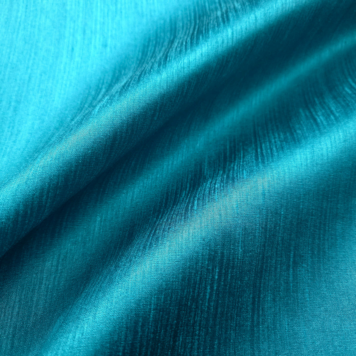 LAGOON BLUE TEAL TAJ DUPIONI FAUX SILK FABRIC