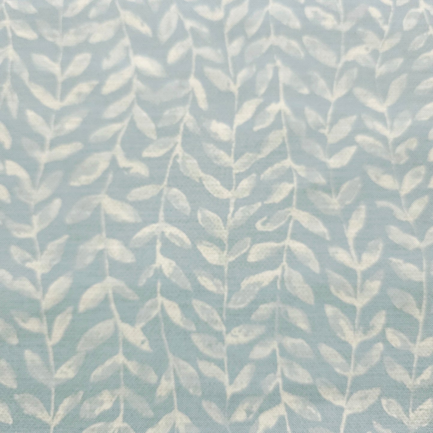 OCEAN BLUE LEAF GARLAND VINYL FABRIC