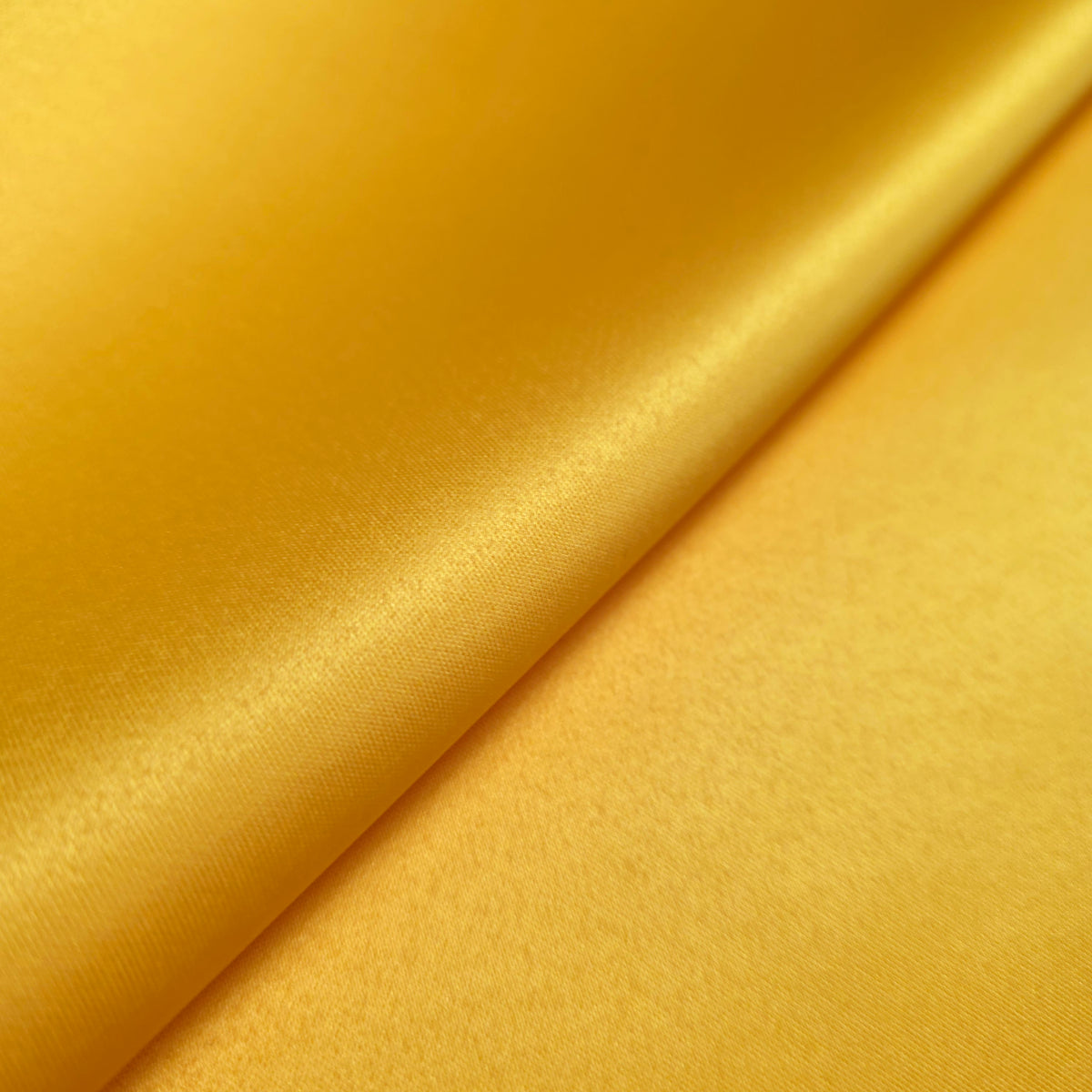 CANARY YELLOW PEAU DE SOIE PORCELAIN DULL SATIN FABRIC