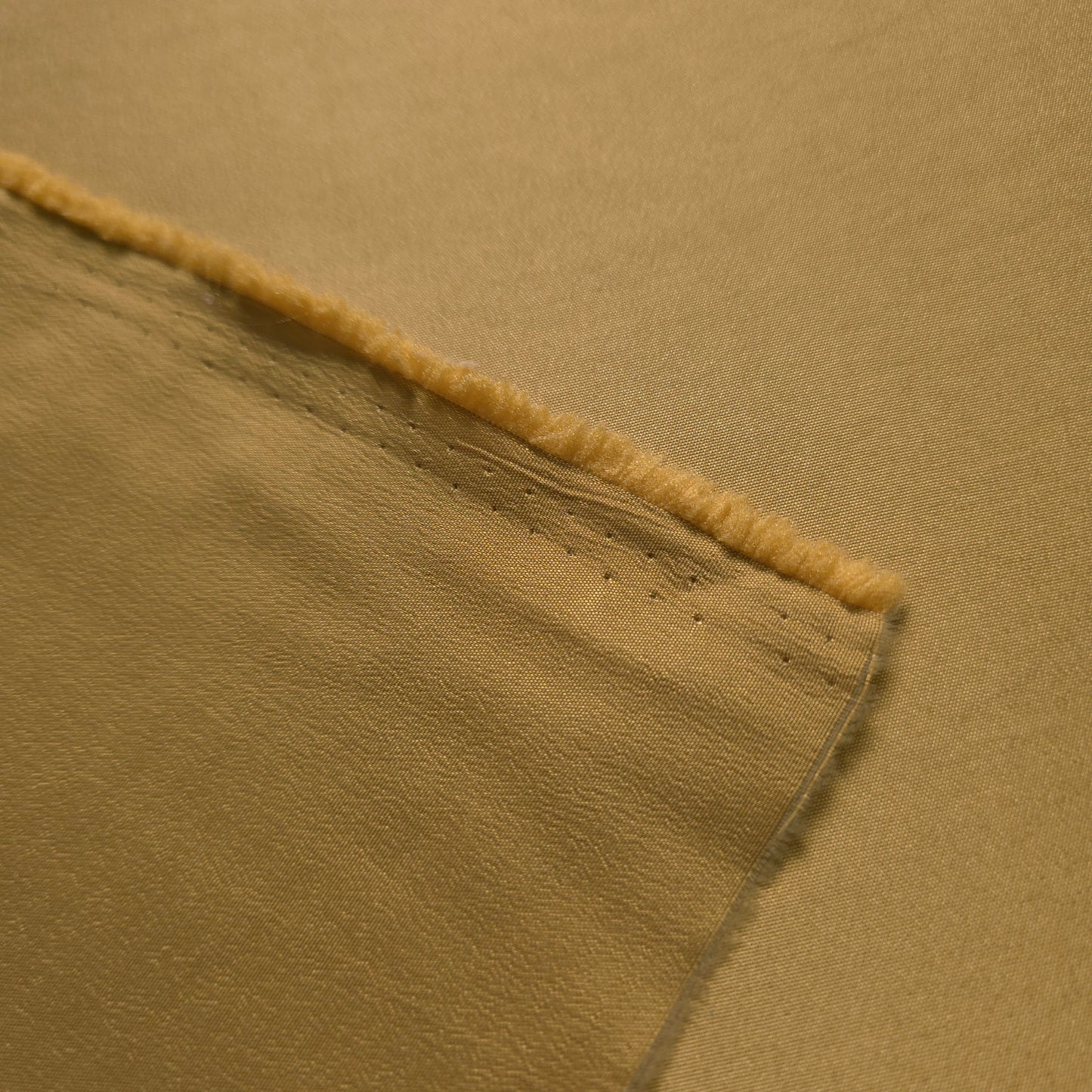 GOLDEN WHEAT BROWN LIGHTWEIGHT TAFFETA LINING FABRIC