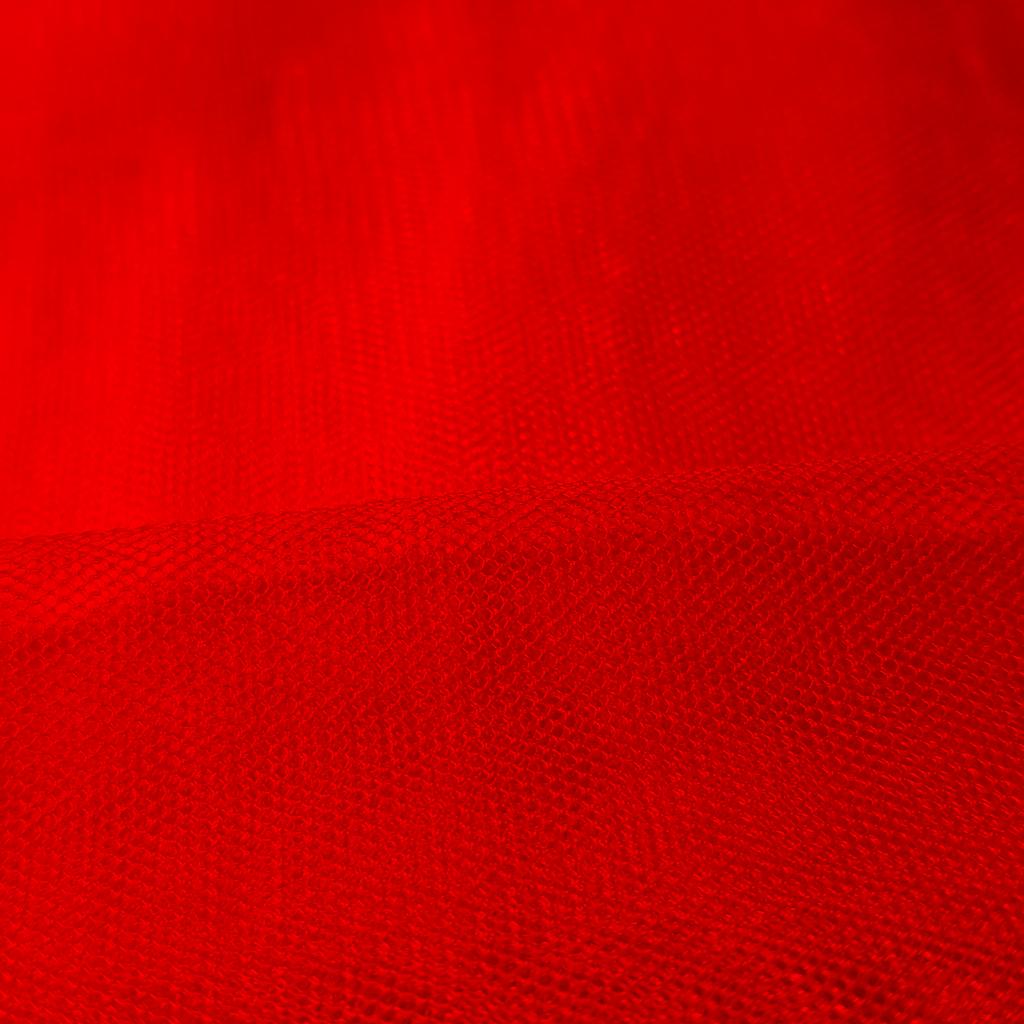 RED ENGLISH NET - NYLON - - SOFT & FINE MESH!
