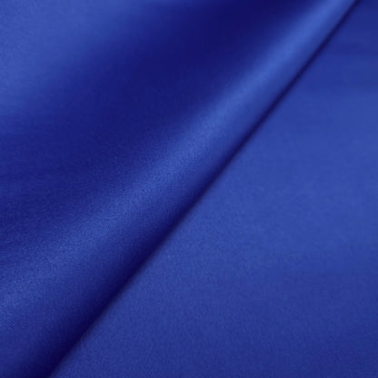 ROYAL BLUE PEAU DE SOIE PORCELAIN DULL SATIN FABRIC