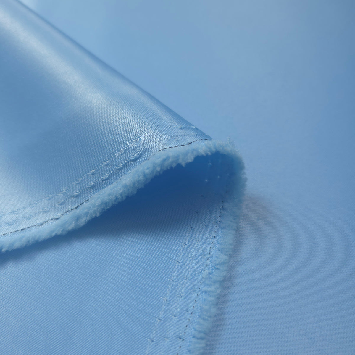 ICE BLUE PEAU DE SOIE PORCELAIN DULL SATIN FABRIC