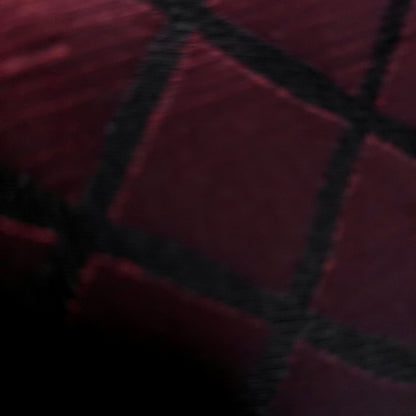 BURGUNDY WINE QUILTED TAFFETA BROCADE FABRIC
