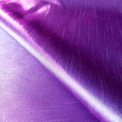 SHIMMER SHANTUNG FABRIC PURPLE BLUE