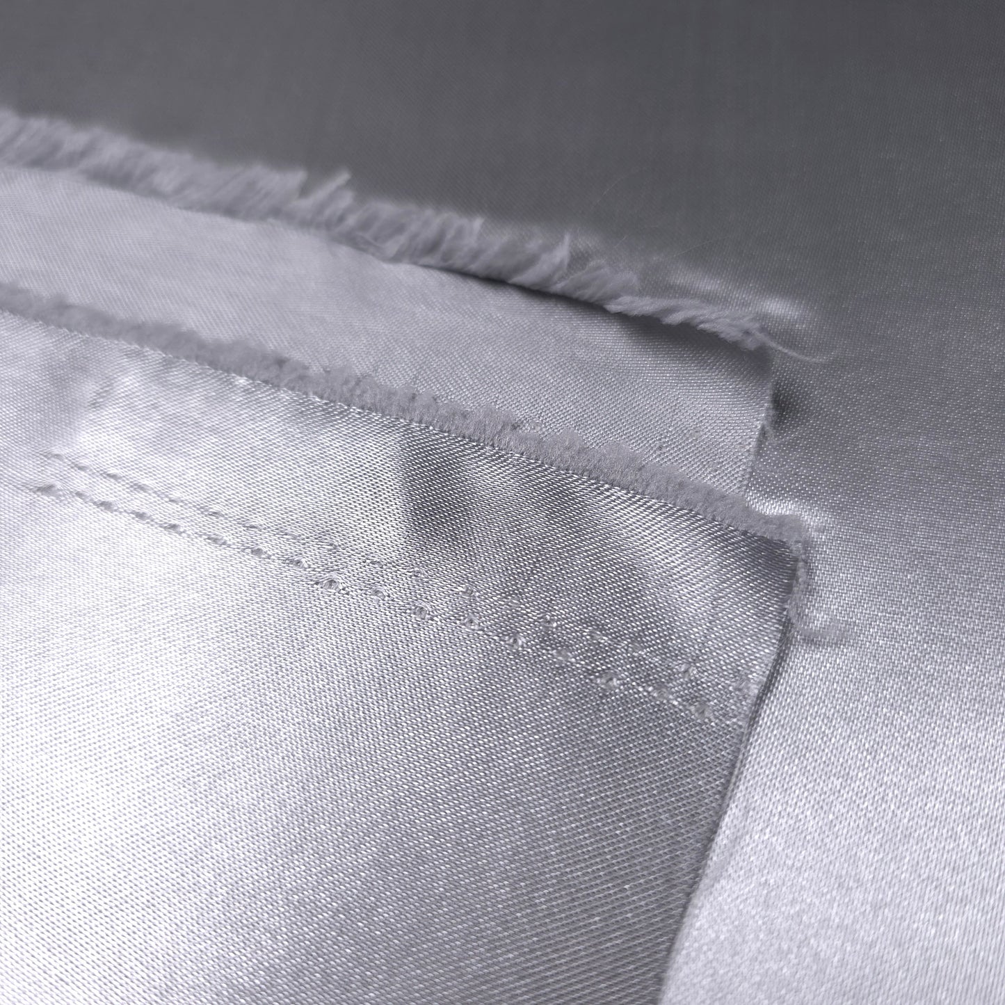 SILVER 8OZ HEAVY STRUCTURE SATIN FABRIC