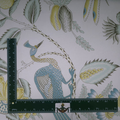 BIRDS OF PARADISE CHINTZ POLYESTER DRAPERY FABRIC